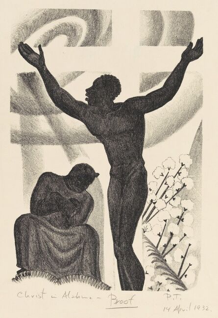 Prentiss Taylor, ‘Christ in Alabama, from the portfolio Scottsboro’, 1932