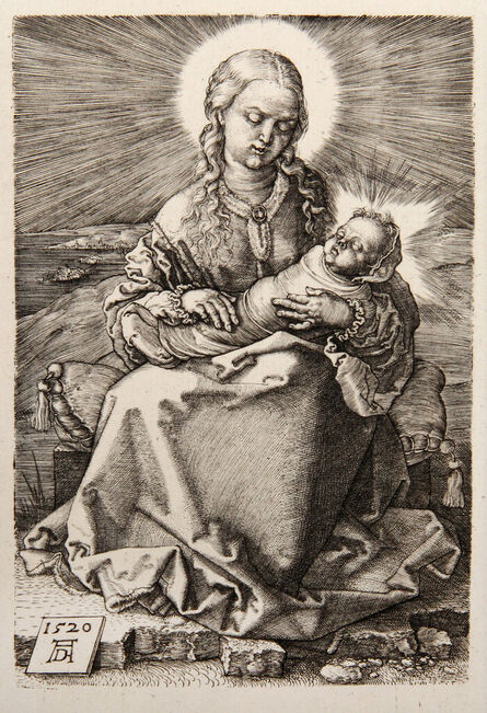 Albrecht Dürer, ‘La Vierge avec l'Enfant Jesus Emmaillotte’, 1873