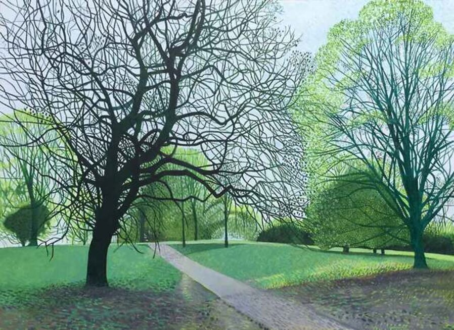 Primrose Hill in Early Spring