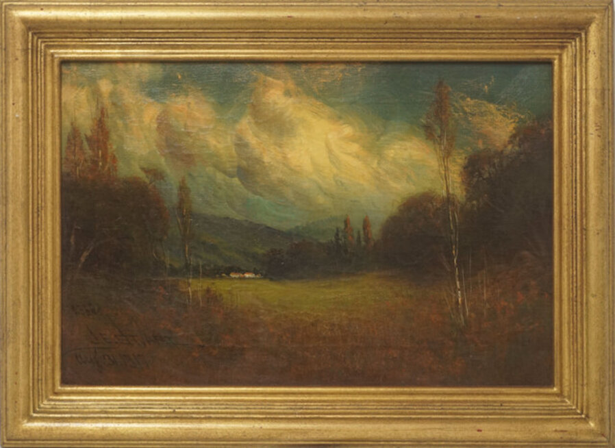 Early 20th Century Late Afternoon Monterey Landscape by James Everett Stuart