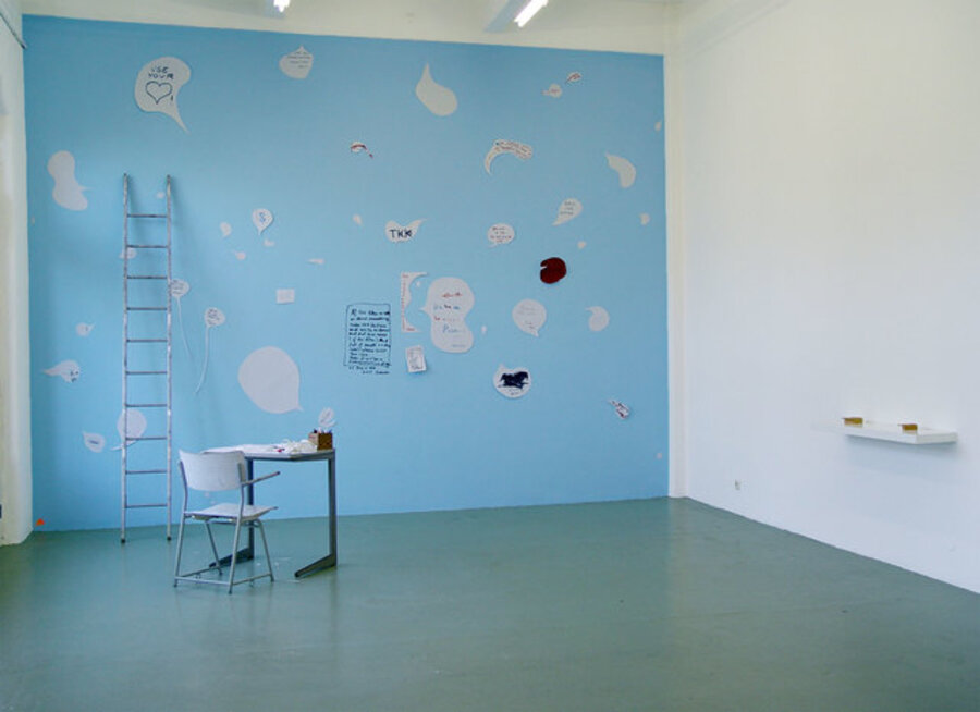You and Me (blue wall installation)