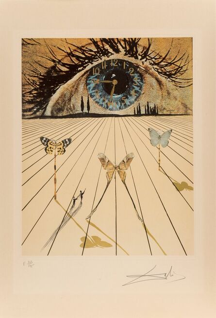 Salvador Dalí, ‘The Eye of Surrealist Time, from Memories of Surrealism’, 1971