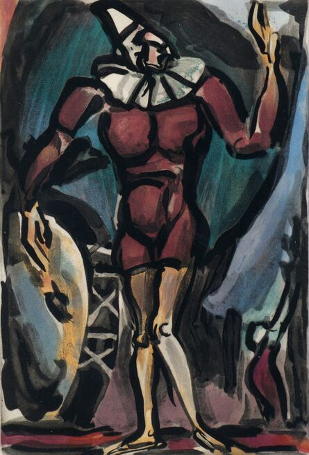 Georges Rouault, ‘"Clown au Timbale" from Cirque’, 1930