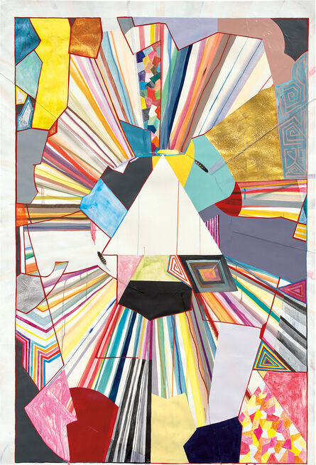 Sarah Cain, ‘Triangle for R.J.M.’, 2009