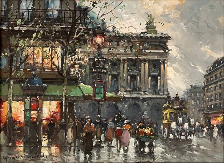 Place de l’Opera et Café de la Paix
