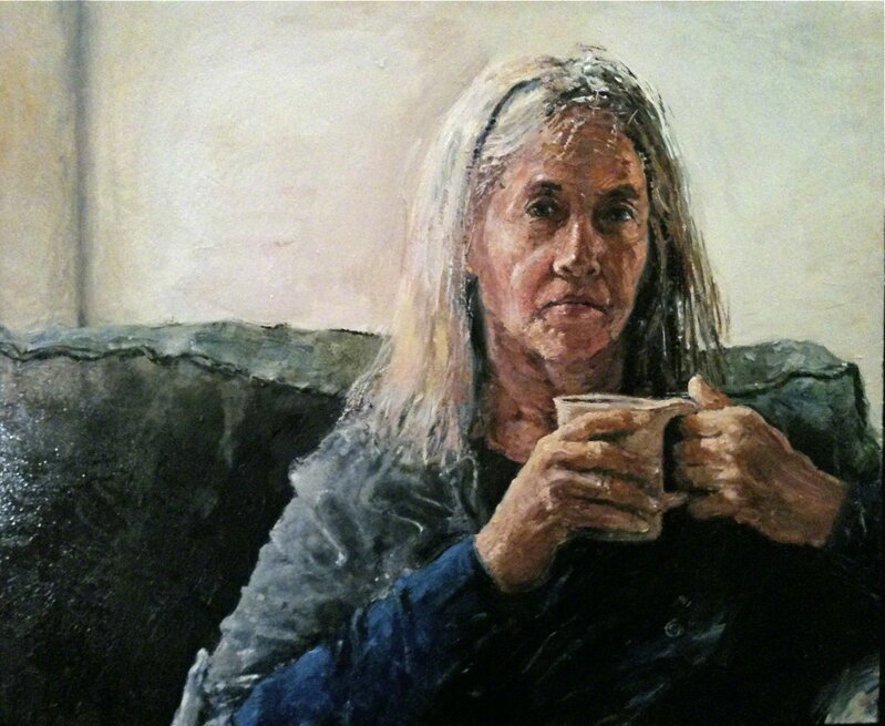 Alphonse van Woerkom, ‘Judith’, 2013, Painting, Oil on board, Sragow Gallery