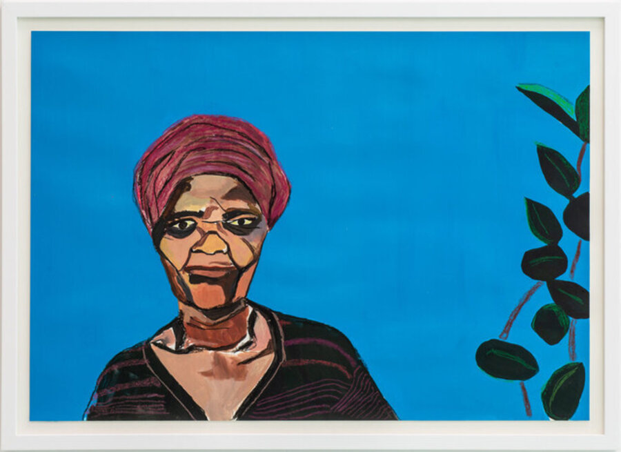 Woman in Head Wrap