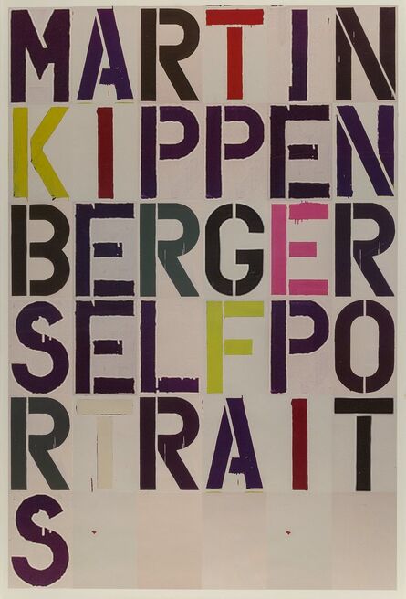 Christopher Wool, ‘Martin Kippenberger: Self Portrait, exhibition poster’, 2005