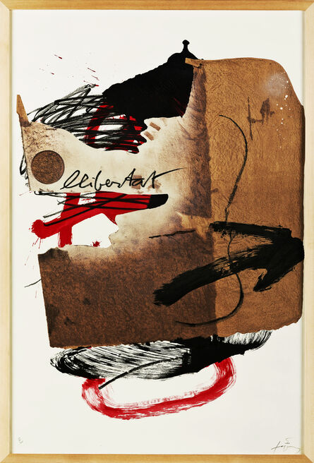 Antoni Tàpies, ‘Libertat’, 1988