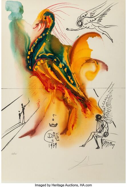 Salvador Dalí, ‘Le grand pavon’, 1996
