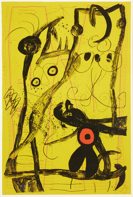 Joan Miró, ‘Delire Du Couturier Jaune’