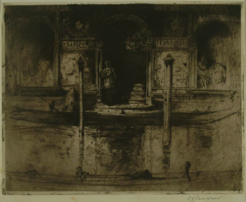 Sir David Young Cameron, ‘The Palace Doorway (Palace of Joannis Darius), Venice’, 1895, Print, Etching, Private Collection, NY