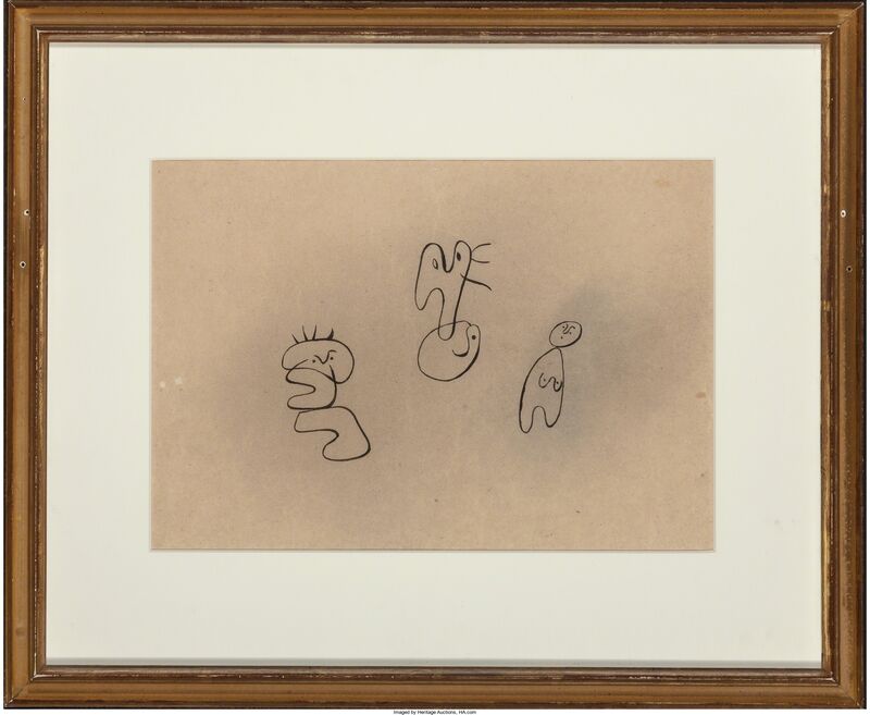 Joan Miró, ‘Untitled’, 1934, Mixed Media, Pastel and ink on paper laid on paper, Heritage Auctions