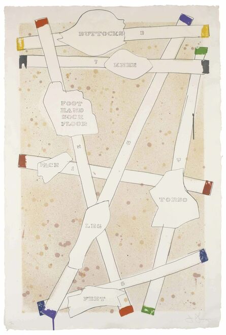 Jasper Johns, ‘Sketch from Untitled I, from Casts from Untitled’, 1974