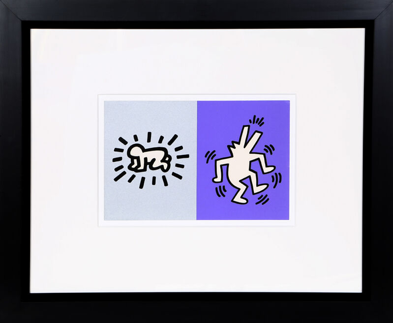 Keith Haring, ‘Memorial Tribute Invitation’, 1990, Print, Silkscreen on Card Stock, RoGallery