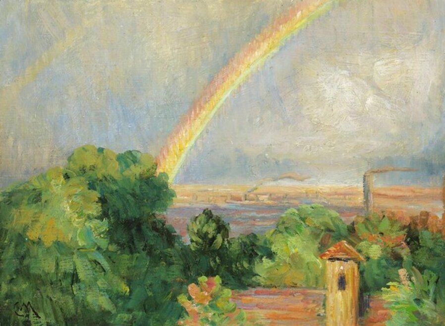 View over Vienna after the Rain