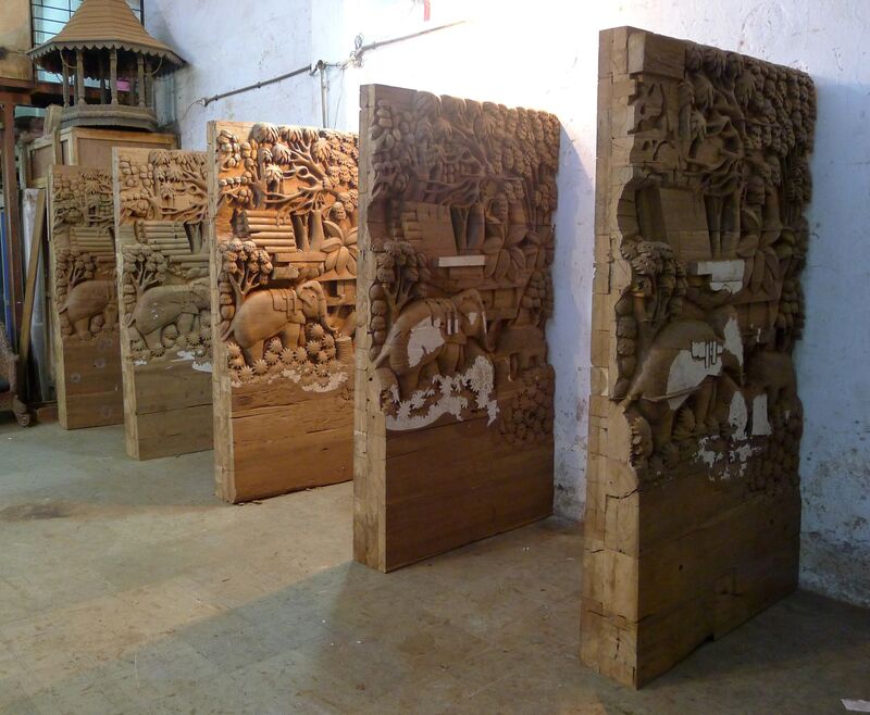 Sudarshan Shetty, ‘Path to Water’, 2013, Sculpture, Recycled teak wood, Gallery Ske