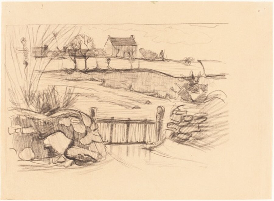 Gate to the Farmhouse, Pont-Aven