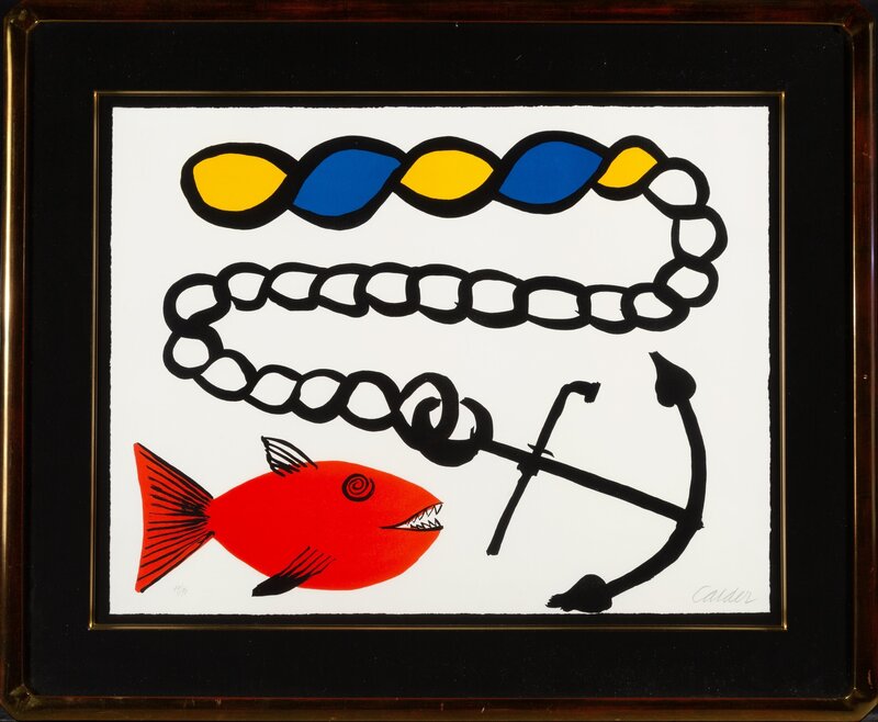 Alexander Calder, ‘Poisson Pas Ancre’, 1965, Print, Lithograph in colors on wove paper, Heritage Auctions