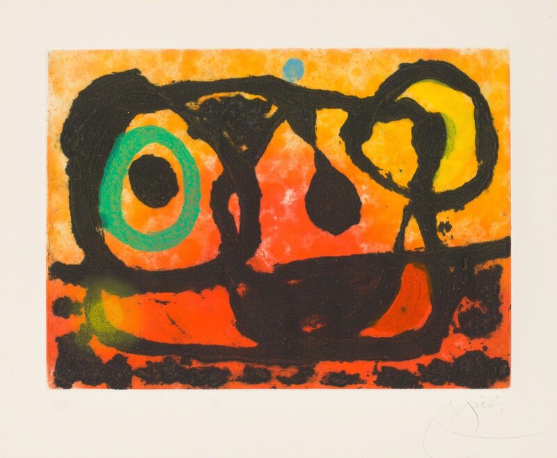 Joan Miró, ‘Head of the Setting Sun’, 1967, Print, Aquatint and Carborundum, Christopher-Clark Fine Art