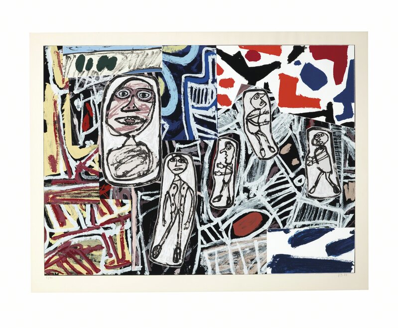Jean Dubuffet, ‘Faits mémorables I-III’, 1978, Print, The complete set of three screenprints in colors on Arches paper, Christie's