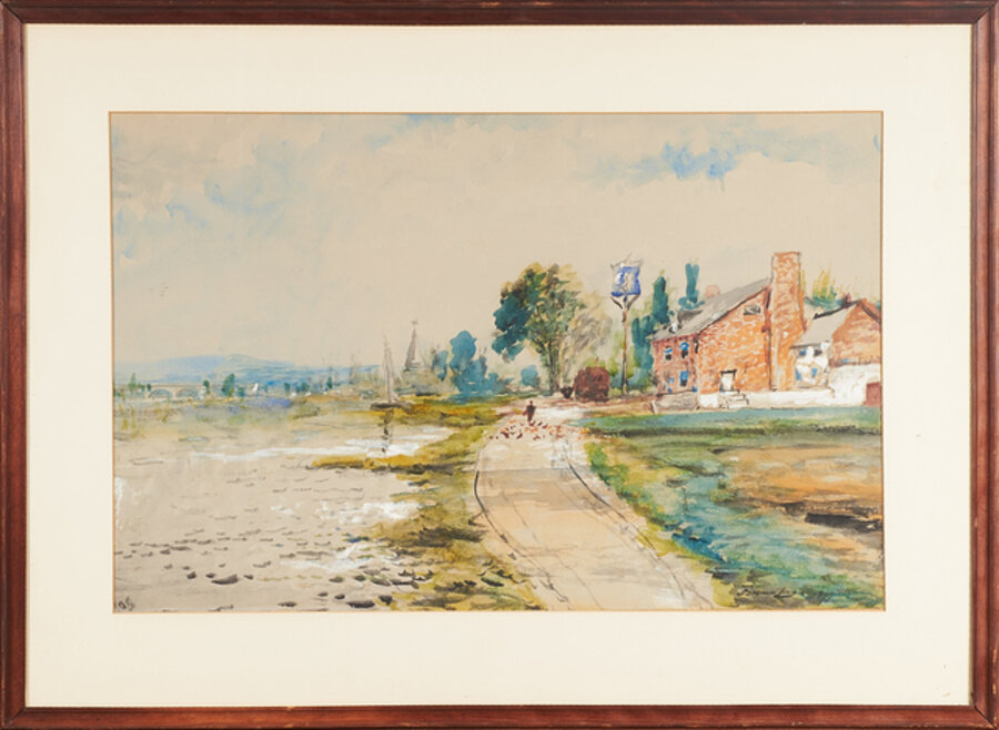 Three Untitled Watercolors On Paper