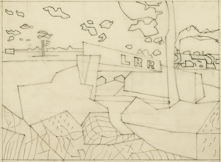 Study for "Railroad Bridge"