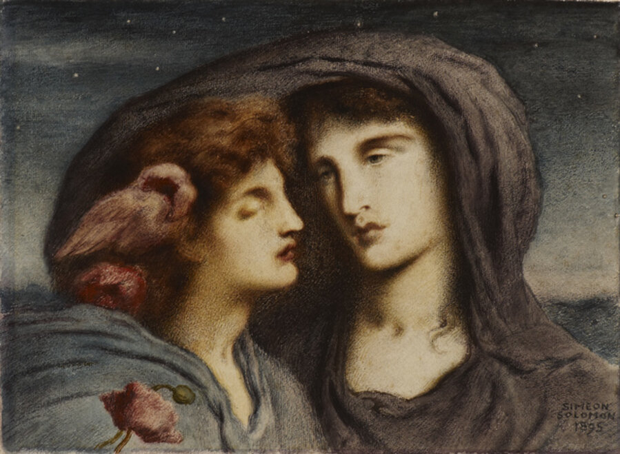 Night Looking upon Sleep her Beloved Child