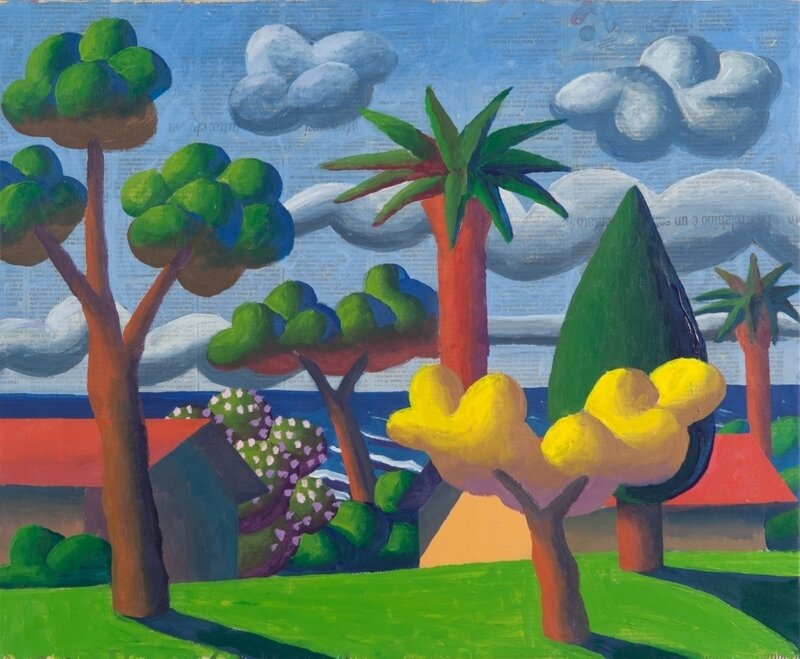 Salvo, ‘Primavera’, 2011, Painting, Oil on paper laid on canvas, Aste Boetto