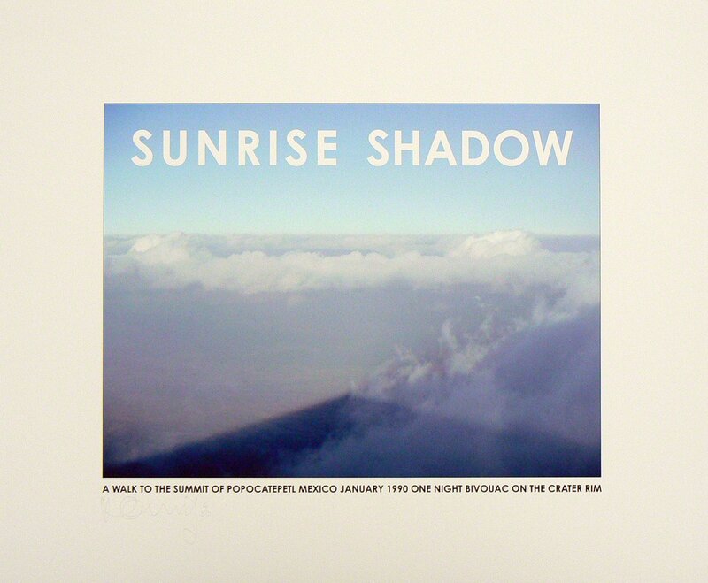 Hamish Fulton, ‘Sunrise Shadow. Mexico’, 1990, Print, Archival Inkjet print Edition 4 of 50, Rhona Hoffman Gallery