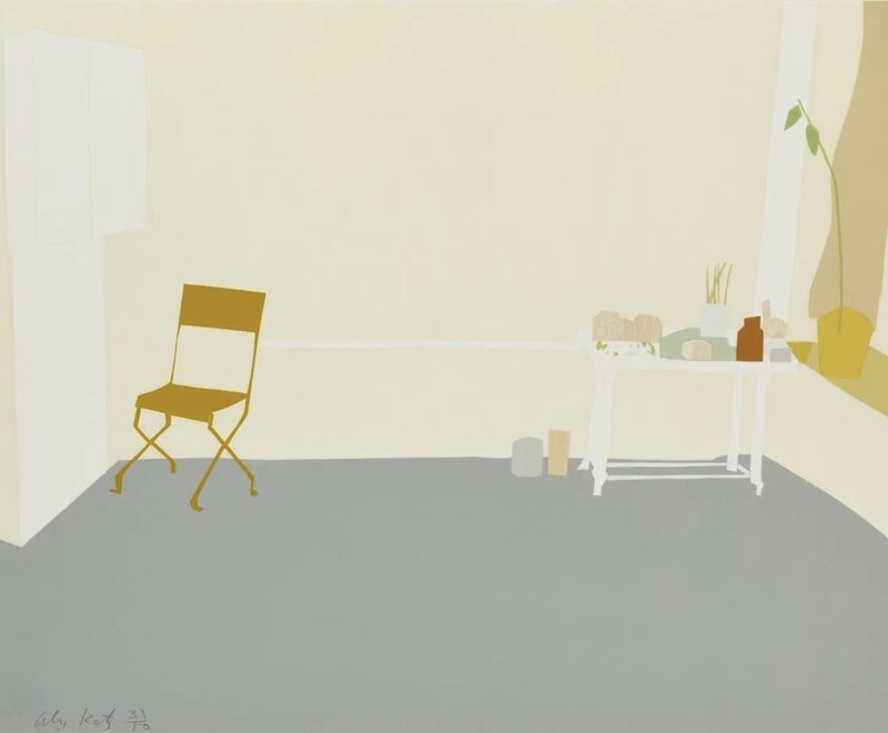 Alex Katz, ‘Gray Interior’, 1968, Print, Silkscreen in 11 colors, Richard Levy Gallery