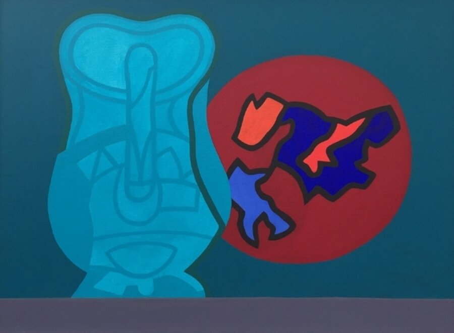Glass Jug and Tondo