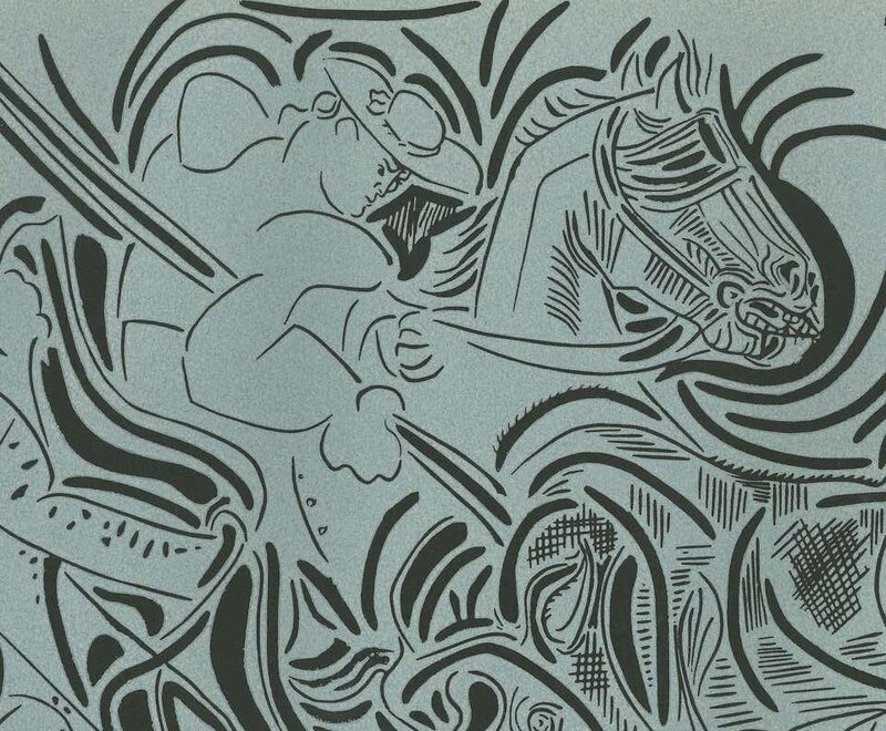 Pablo Picasso, ‘La Pique’, 1962, Print, Linocut, Wallector