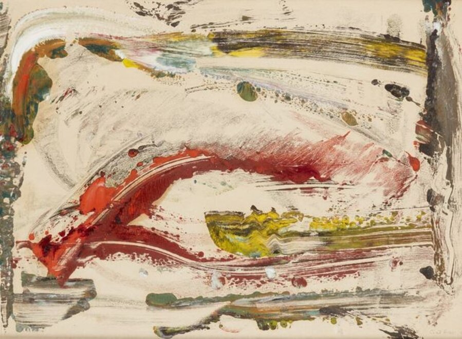 Red and White Wave