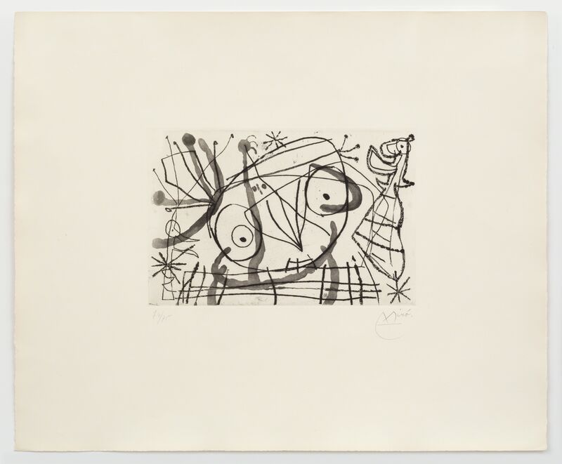 Joan Miró, ‘Fissure 1’, 1969, Print, Etching with aquatint on BFK Rives wove paper, Cristea Roberts Gallery