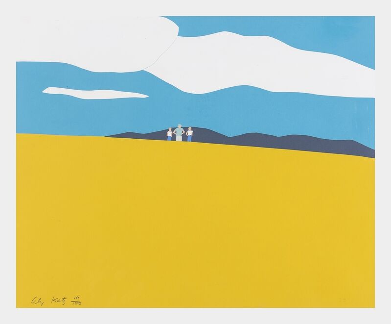 Alex Katz, ‘Blueberry Field (Scröder 17)’, 1968, Print, Screenprint in colours, Forum Auctions