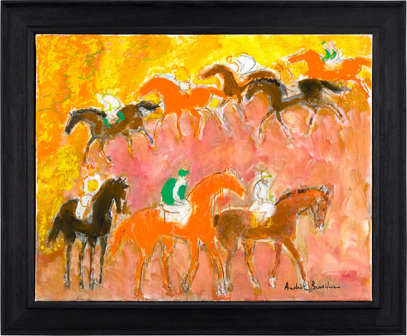 Andre Brasilier, ‘Les chevaux de feu’, 2022, Painting, Oil on canvas,  M.S. Rau