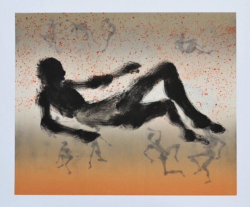Luis Miguel Valdes, ‘"Sin título"’, 2015, Print, Monotype, Monoprint, Moises Valdes Gallery