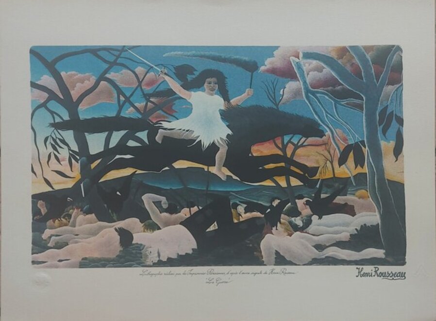 La Guerre (d'après l'œuvre originale d'Henri Rousseau)
