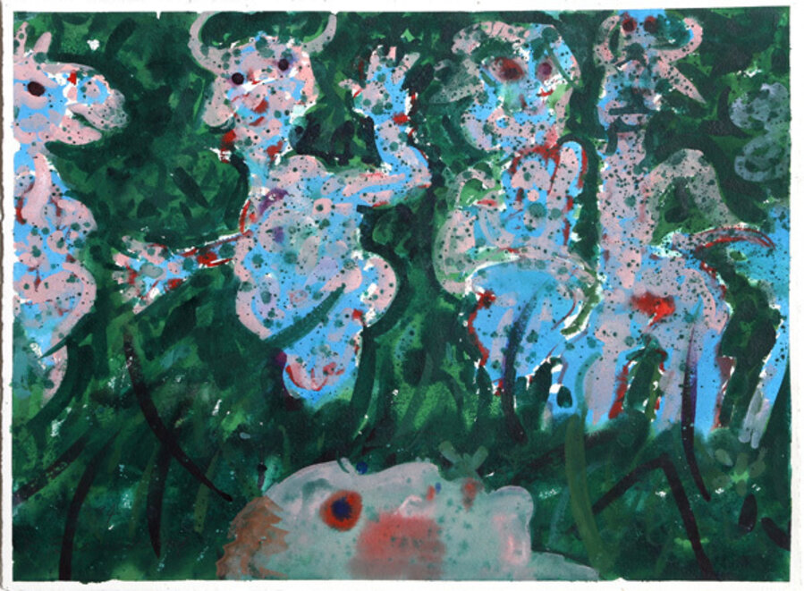 Figures in the Grass