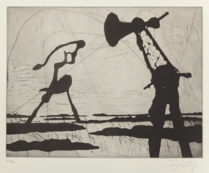 William Kentridge, ‘Zeno Writing (Ponytail)’, 2002, Print, Photogravure etching and drypoint on wove paper, Heritage Auctions