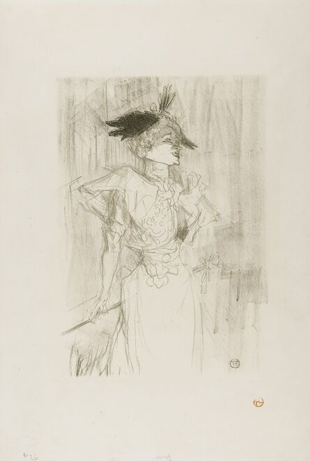Henri de Toulouse-Lautrec, ‘Mademoiselle Marcelle Lender, debout (Wittrock 101; Adhémar 134)’, 1895