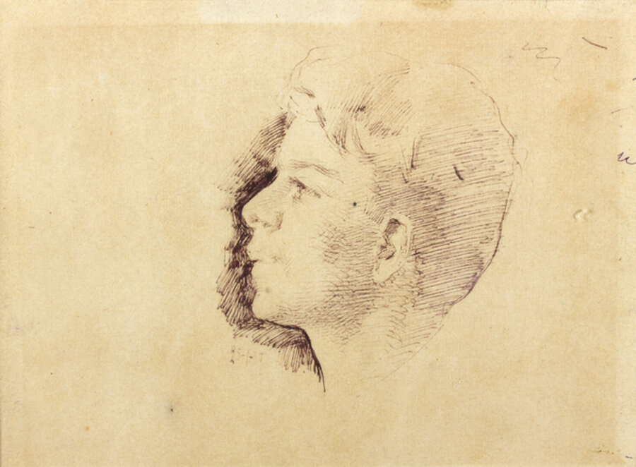 Head of a boy