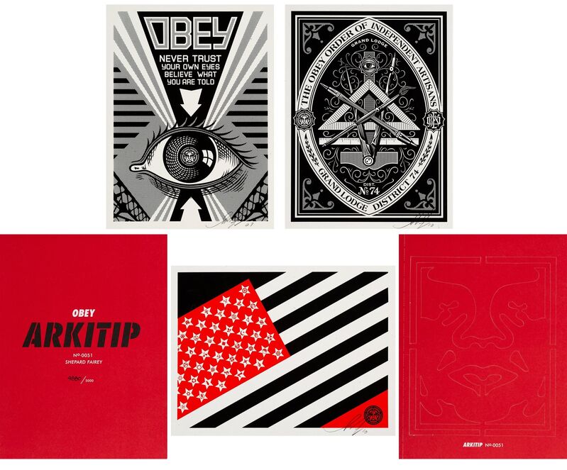 Shepard Fairey, ‘Issue No. 0051’, Print, Offset lithograph magazine with stencil and three screenprints on paper, Heritage Auctions