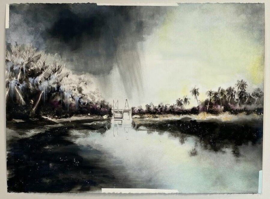 The merge of Oxbow & Guaniquilla trail