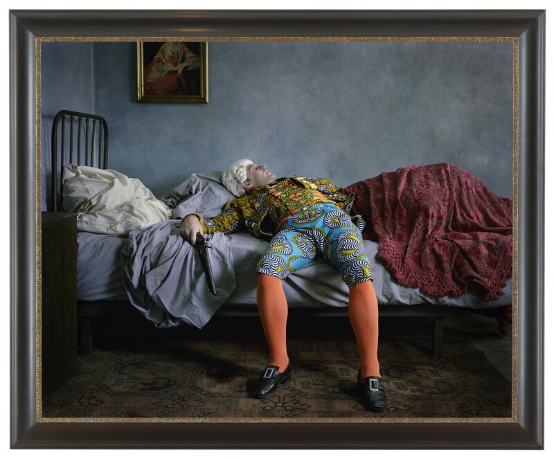 Yinka Shonibare, ‘Fake Death Picture (The Suicide – Manet)’, 2011, Photography, Digital chromogenic print, Goodman Gallery