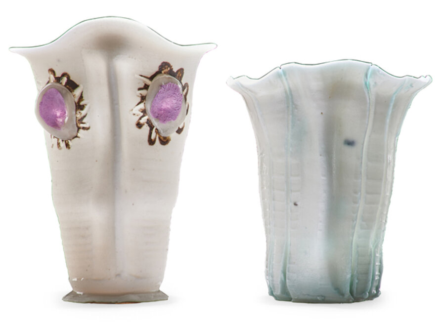 Two small Light Gatherer vases, Philadelphia, PA