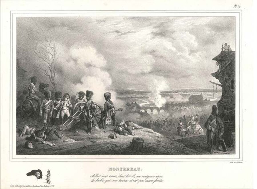 Napoléon à Montereau