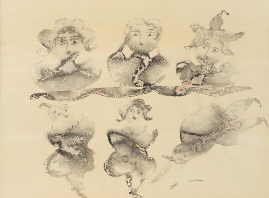 Untitled (Six Dancing Figures)