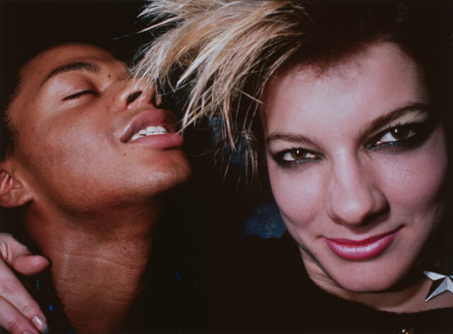 Black Man & Blond Woman with Star